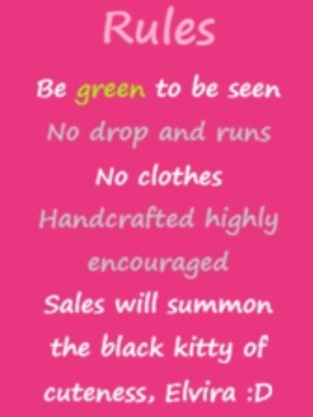 Share show rules